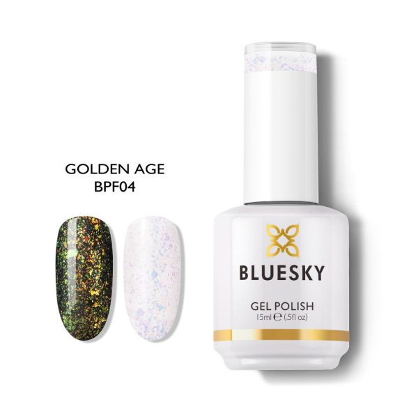 Bluesky Gel Polish Peacock Fashion Collection 15ml BPF04 GOLDEN AGE Supply