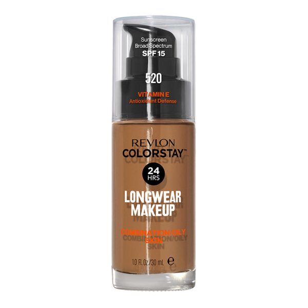 Revlon ColorStay Longwear Makeup Combination  Oily Skin SPF 15 30.0ml 520 COCOA on Sale