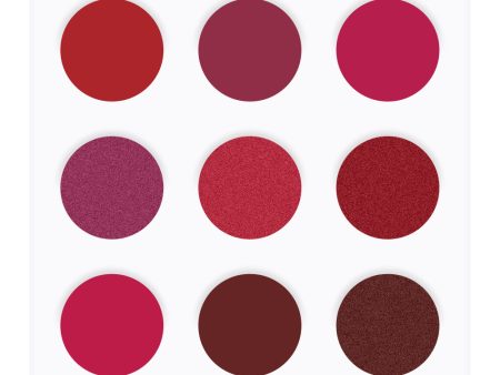 EYECONIQ 9pc eyeshadow palette 20.0g RED Discount