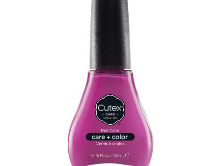 Cutex Care + Color Nail Color 240 A FLAIR FOR FUCHSIA Hot on Sale