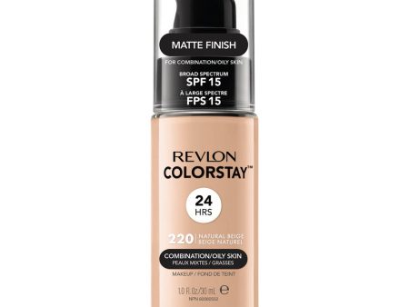 Revlon ColorStay Makeup Combination  Oily Skin 30.0ml 220 NATURAL BEIGE Hot on Sale