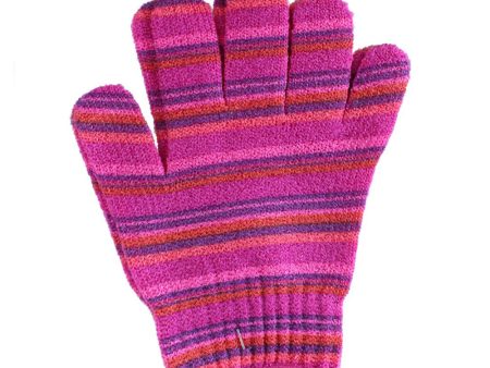 Exfoliating Gloves - PINK STRIPE For Discount