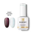 Bluesky Gel Polish Peacock Fashion Collection 15ml BPF10 GREEN FEATHERS Sale