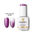 Bluesky Gel Polish Dazzling Platinum Collection 15ml BDP06 PINK SEQUINS Online Hot Sale