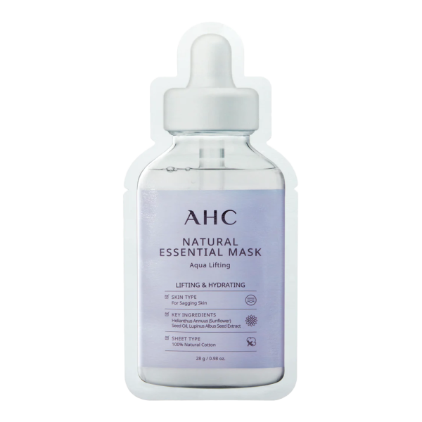 AHC Natural Essential Mask Aqua Lifting 28g - 5 pack Sale