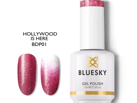 Bluesky Gel Polish Dazzling Platinum Collection 15ml BDP01 HOLLYWOOD IS HERE Cheap