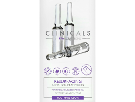 Clinicals by Spascriptions Resurfacing Facial Serum Ampoules 7 x2.8ml on Sale