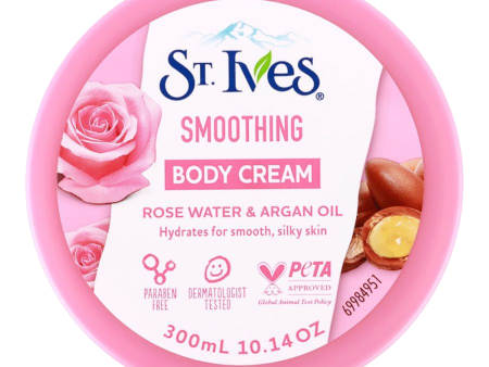 St. Ives Soothing Body Cream with Rose Water & Argan Oil 300.0ml Supply