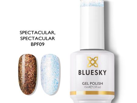 Bluesky Gel Polish Peacock Fashion Collection 15ml BPF09 SPECTACULAR, SPECTACULAR For Discount