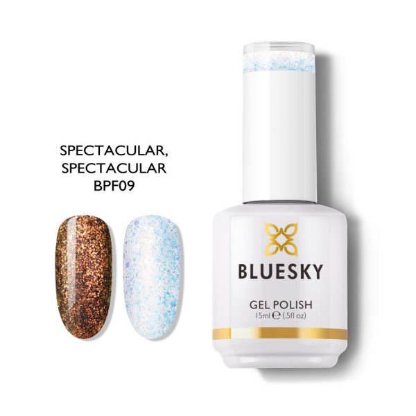 Bluesky Gel Polish Peacock Fashion Collection 15ml BPF09 SPECTACULAR, SPECTACULAR For Discount