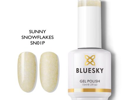 Bluesky Gel Polish Snowfall Series 15ml SN01 SUNNY SNOWFLAKES For Cheap