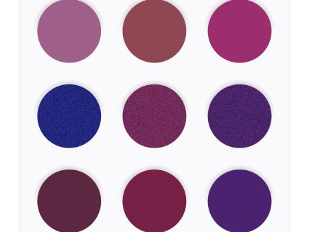 EYECONIQ 9pc eyeshadow palette 20.0g PURPLE Hot on Sale