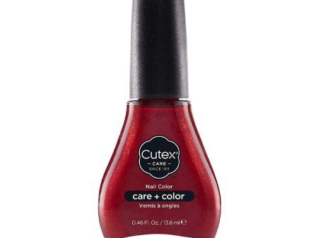 Cutex Care + Color Nail Color 200 FIERY TEMPER For Sale