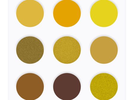 EYECONIQ 9pc eyeshadow palette 20.0g YELLOW Supply