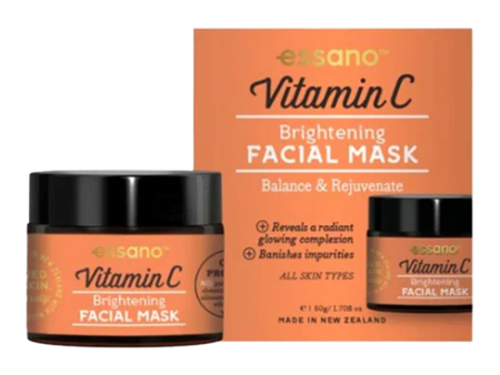 Essano Vitamin C Brightening Facial Mask 50.0g Supply