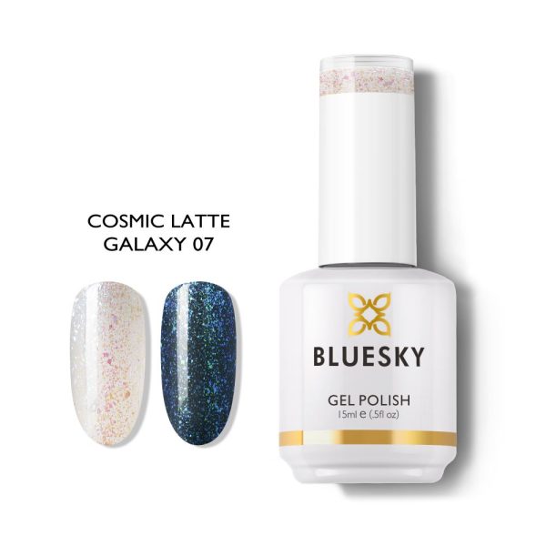 Bluesky Gel Polish Galaxy Collection 15ml 07 COSMIC LATTE Supply