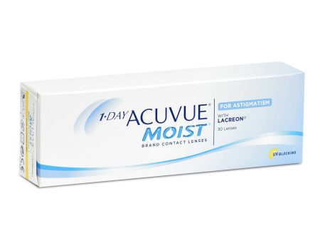 Acuvue : Acuvue 1 Day Moist Astigmatism - Daily 30 Pack Sale