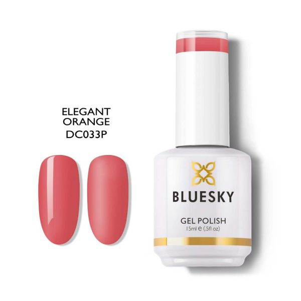 Bluesky Gel Polish 15ml DC033P ELEGANT ORANGE For Sale