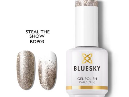 Bluesky Gel Polish Dazzling Platinum Collection 15ml BDP03 STEAL THE SHOW Online Sale