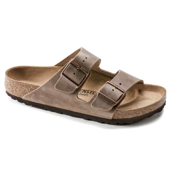 Birkenstock Arizona BS Sandals - Tobacco Brown Waxy Leather Online Sale