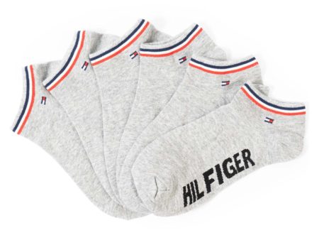 TOMMY HILFIGER COTTON ANKLE 3-PACK SOCKS SU16 Discount