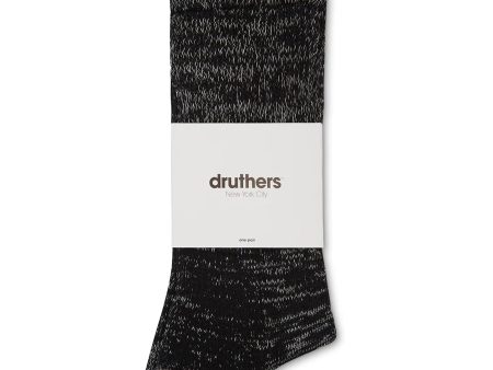 Druthers Defender Boot Socks - Black Fashion