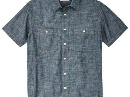 Filson Short Sleeve Chambray Shirt - Indigo Chambray Cheap