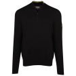 Barbour International Cotton Half Zip Knit - Black on Sale