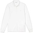 Lacoste Long Sleeve Paris Stretch Polo PH2481 - White Cheap