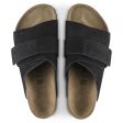 Birkenstock Kyoto Sandals - Desert Buck Black Nubuck Hot on Sale