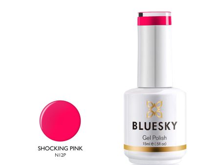 Bluesky Gel Polish 15ml N12P SHOCKING PINK Fashion