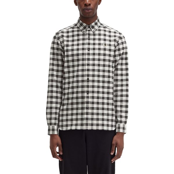 Fred Perry Tartan Oxford Shirt Hot on Sale