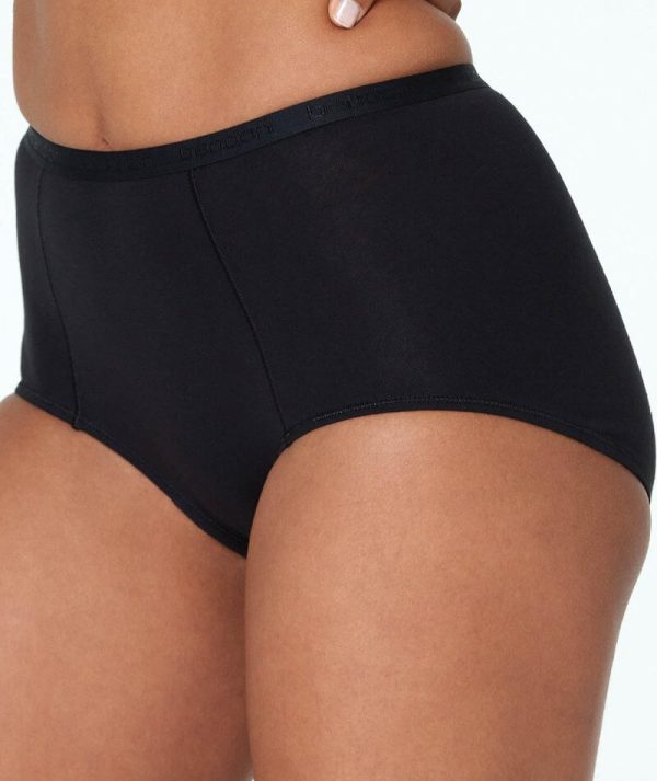 Bendon Body Cotton Trouser Brief - Black Supply