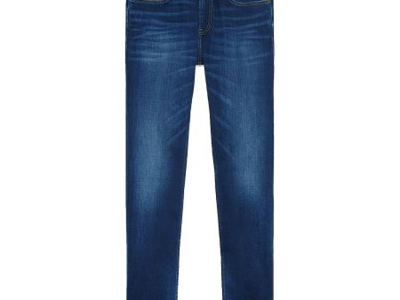 Tommy Jeans Ryan Regular Straight Jeans - Aspen Dark Blue Stretch Cheap