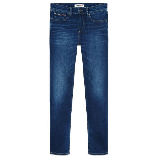 Tommy Jeans Ryan Regular Straight Jeans - Aspen Dark Blue Stretch Cheap