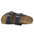 Birkenstock Arizona SFB Sandals - Black Oiled Leather Cheap