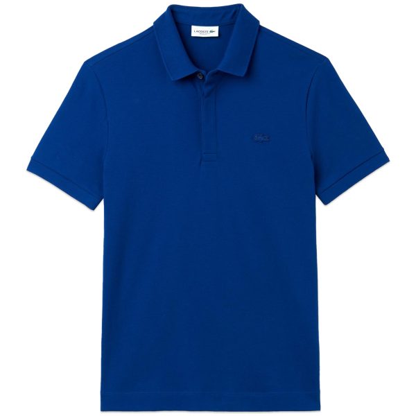 Lacoste Paris Regular Fit Stretch Polo PH5522 - Cosmic Blue Fashion