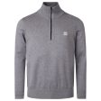 Boss Kanobix S Quarter Zip Knitted Sweater Discount