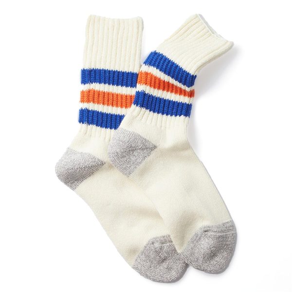 ROTOTO Coarse Ribbed Old School Crew Socks Online Sale