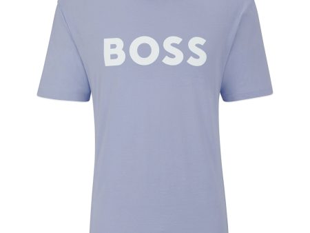 Boss Thinking 1 Logo T-Shirt - Purpur Discount