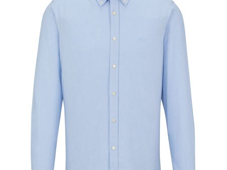 Boss Rickert Oxford Regular Fit LS Shirt - Sky Blue on Sale