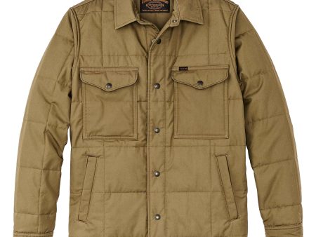 Filson Cover Cloth Quilted Jac-Shirt - Olive Drab Hot on Sale