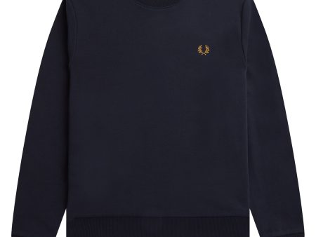 Fred Perry Crew Neck Sweatshirt Cheap