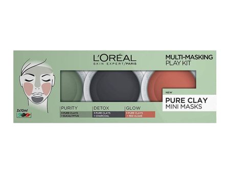 L Oreal Pure Clay Mini Masks Multi-Masking Play Kit on Sale