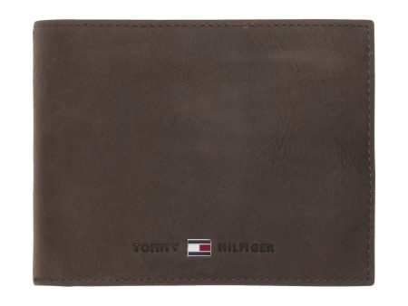 Tommy Hilfiger Johnson Trifold Wallet - Brown For Discount