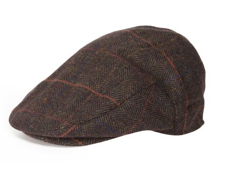 Barbour Wilkin Flat Cap - Olive Herringbone Supply