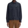 Fred Perry Twill Overshirt Discount