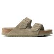 Birkenstock Arizona SFB VL Sandals - Faded Khaki Suede Online Hot Sale