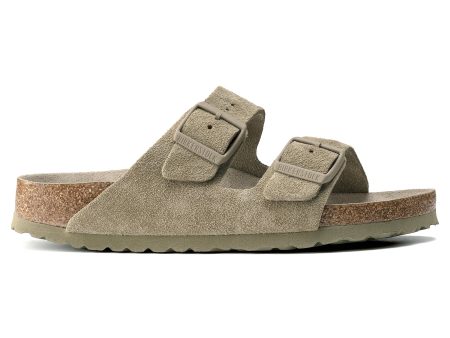 Birkenstock Arizona SFB VL Sandals - Faded Khaki Suede Online Hot Sale