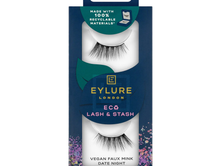 Eylure London Eco Lash & Stash Vegan Faux Mink DATE NIGHT Hot on Sale